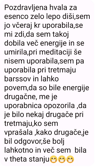 Odzivi esence Evelline